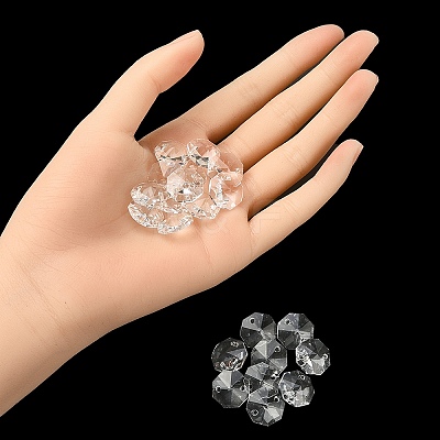Transparent K9 Glass Connector Charms LS-GLAA-YW0001-100-1