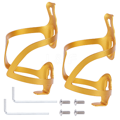 Aluminum Alloy Bicycle Drink Water Bottle Cup Holder Cage AJEW-WH0143-30B-1