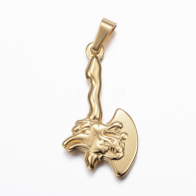 Ion Plating(IP) 304 Stainless Steel Pendants STAS-K162-014G-1