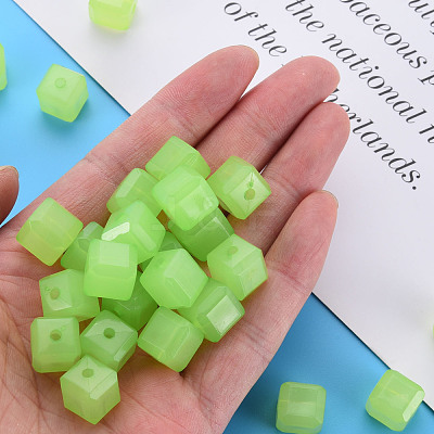 Imitation Jelly Acrylic Beads MACR-S373-89-E06-1