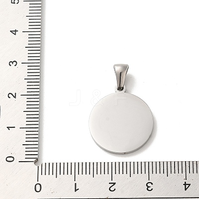 304 Stainless Steel Pendants STAS-I204-H-P-1