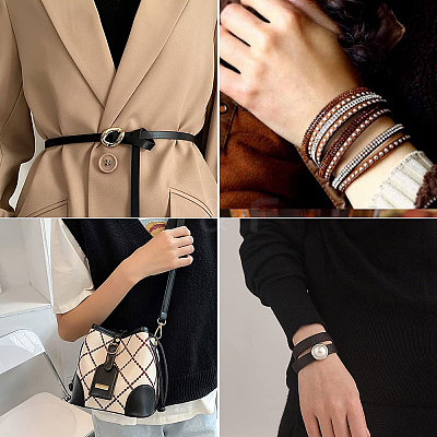 Flat PU Imitation Leather Cord LC-WH0006-05B-02-1