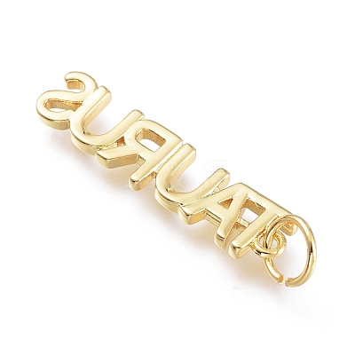 Brass Pendants ZIRC-I048-15G-08-1