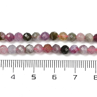 Natural Multicolor Tourmaline Beads Strands X-G-C181-B04-03-1