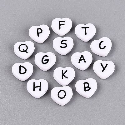 Opaque Acrylic Enamel Beads SACR-Q001-16A-C01-1