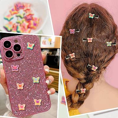 24Pcs 6 Colors Plastic Cabochons KY-AR0001-35-1
