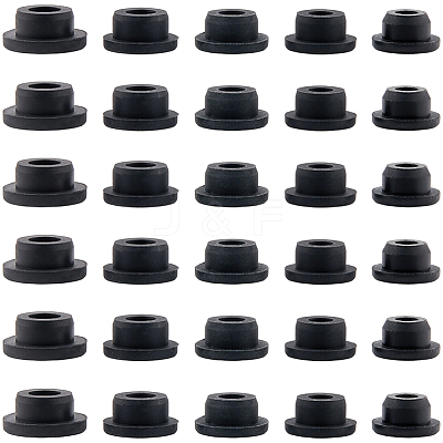 30Pcs 5 Styles Silicone Hole Plugs AJEW-GF0011-63A-1