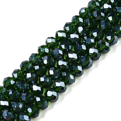 Electroplate Glass Beads Strands LS-EGLA-A044-T6mm-A24-1
