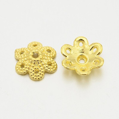 Tibetan Style Alloy Bead Caps K08YE011-1