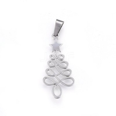 Non-Tarnish 304 Stainless Steel Pendants STAS-P209-45P-1
