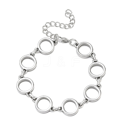 12MM 304 Stainless Steel Ring Link Chain Bracelets SA-CBA2696-23P-1
