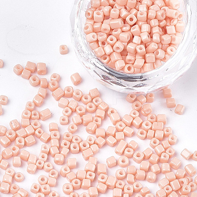 Baking Paint Glass Beads SEED-S023-11A-08-1