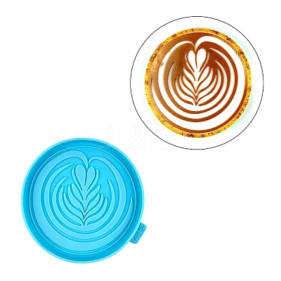 Silicone Cup Mat Molds DIY-M039-05B-1