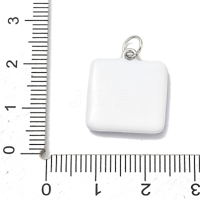 Printed Brass Enamel Pendants KK-CBA9B3D-03P-03-1