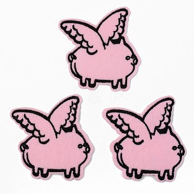 Computerized Embroidery Cloth Iron on/Sew on Patches X-DIY-S040-006-1