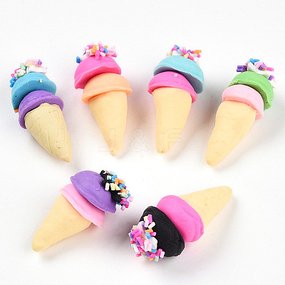 Handmade Polymer Clay Beads CLAY-Q240-002-1