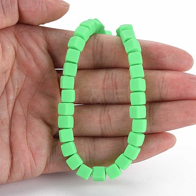 Handmade Polymer Clay Beads Strands X-CLAY-T020-09D-1