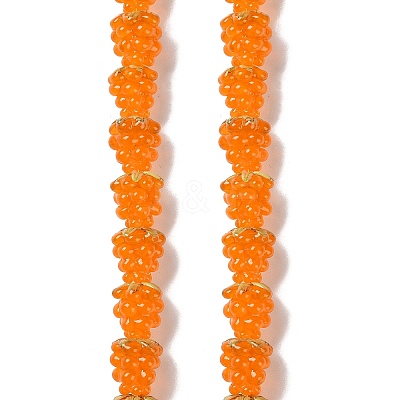 Handmade Lampwork Beads Strands LAMP-Q036-05E-1