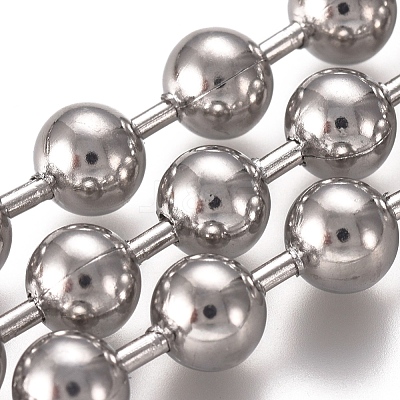 Tarnish Resistant 304 Stainless Steel Ball Chains CHS-E021-13D-P-1