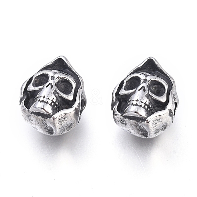 Halloween 304 Stainless Steel Beads STAS-M274-093AS-1