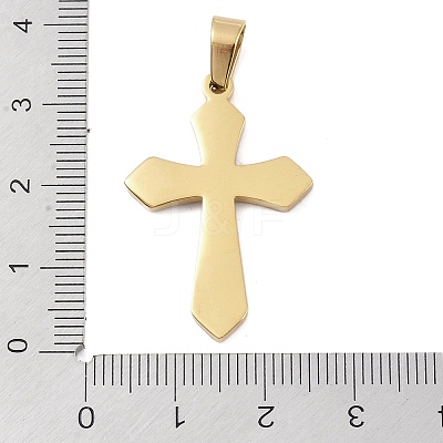 Ion Plating(IP) 304 Stainless Steel Enamel Rhinestone Pendants STAS-Q325-05J-G-1