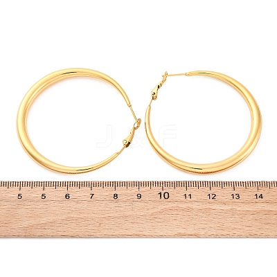 304 Stainless Steel Hoop Earrings X-EJEW-Z093-01G-01-1