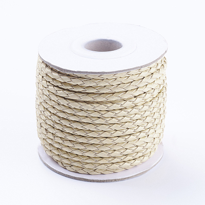 Round Braided Cowhide Cords WL-L009-01N-1