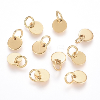 Ion Plating(IP) 304 Stainless Steel Charms STAS-I124-01A-G-1
