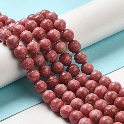 Natural Thulite Beads Strands G-Z044-A02-04-1
