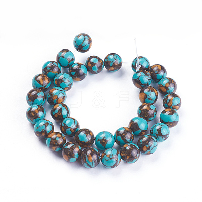 Synthetic Bronzite Beads Strands G-F647-01-1