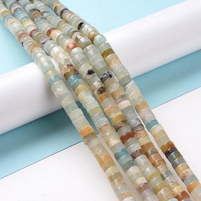 Natural Flower Amazonite Beads Strands X-G-D481-06-1