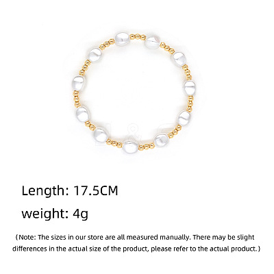 Baroque Style Pearl Multi-strands Bracelets for Women FF8225-1