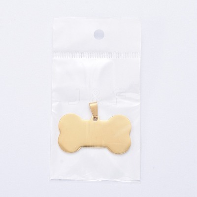 Ion Plating(IP) 304 Stainless Steel Pendants STAS-I140-07B-G-1