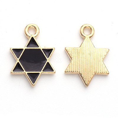 Alloy Enamel Pendants ENAM-S121-025A-1