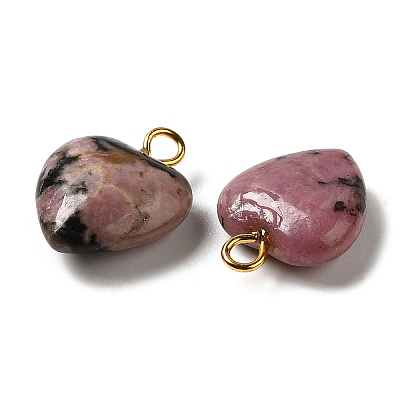Natural Rhodonite Pendants G-E603-01G-05-1