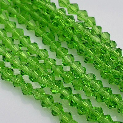Bicone Glass Beads Strands EGLA-P016-4mm-05-1