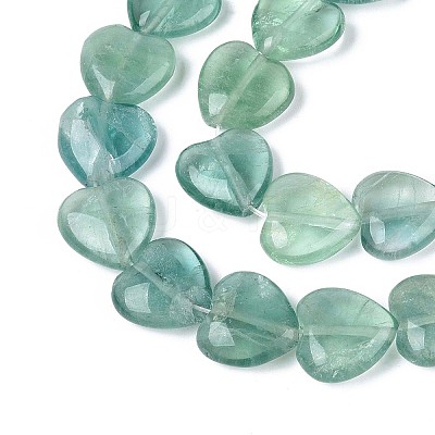 Natural Green Fluorite Beads Strands G-T142-64B-1