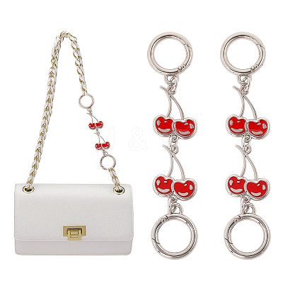 Zinc Alloy Chain Link Purse Strap Extenders AJEW-WH0479-46D-1