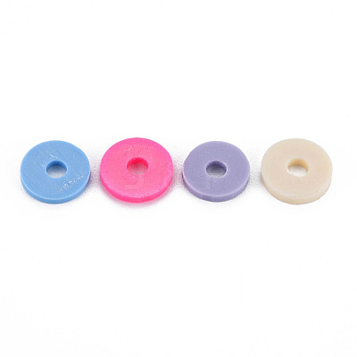4 Colors Handmade Polymer Clay Beads CLAY-N011-032-33-1