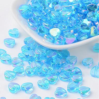 Transparent Acrylic Beads PL539-833-1