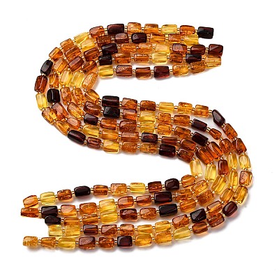 Gradient Color Natural Amber Beads Strands G-F803-D01-02-1