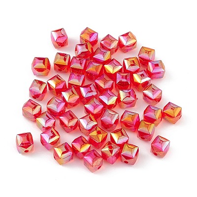 Transparent Acrylic Beads MACR-F073-02-1
