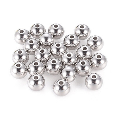 Non-Tarnish Stainless Steel Beads LS-X-STAS-R033-8mm-1