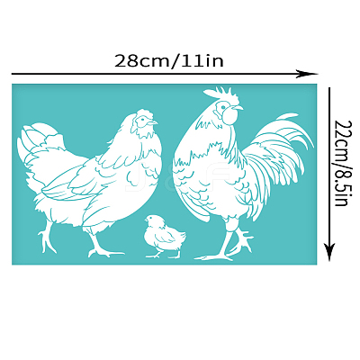 Self-Adhesive Silk Screen Printing Stencil X1-DIY-WH0338-358-1