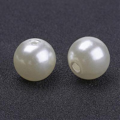 Imitated Pearl Acrylic Beads PACR-10D-12-1