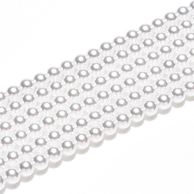 Baking Paint Pearlized Glass Pearl Bead Strands HY-N002-3mm-A12-1