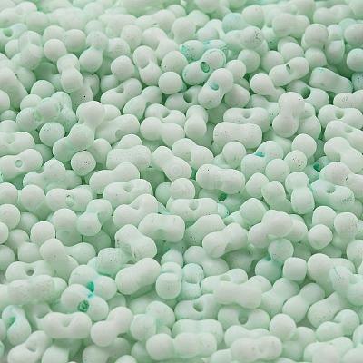 Macaron Color Opaque Frosted Glass Seed Beads SEED-K009-12B-07-1