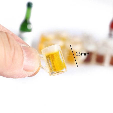 Mini Resin Beer Glass Model LS-PW-WG07C9B-01-1
