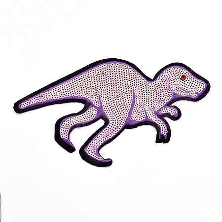 Rayon Embroidery Cloth Iron on/Sew on Patches DIY-WH0145-04-1