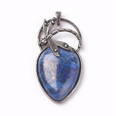 Natural Lapis Lazuli Pendants X-G-I220-G01-1